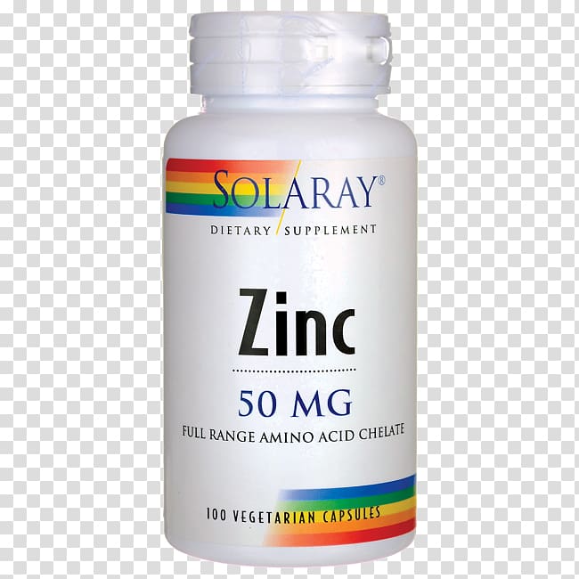 Dietary supplement Capsule Solaray Capryl Sodium Resin Free Solaray Spektro Jern og vit. K, zinc 50 mg transparent background PNG clipart