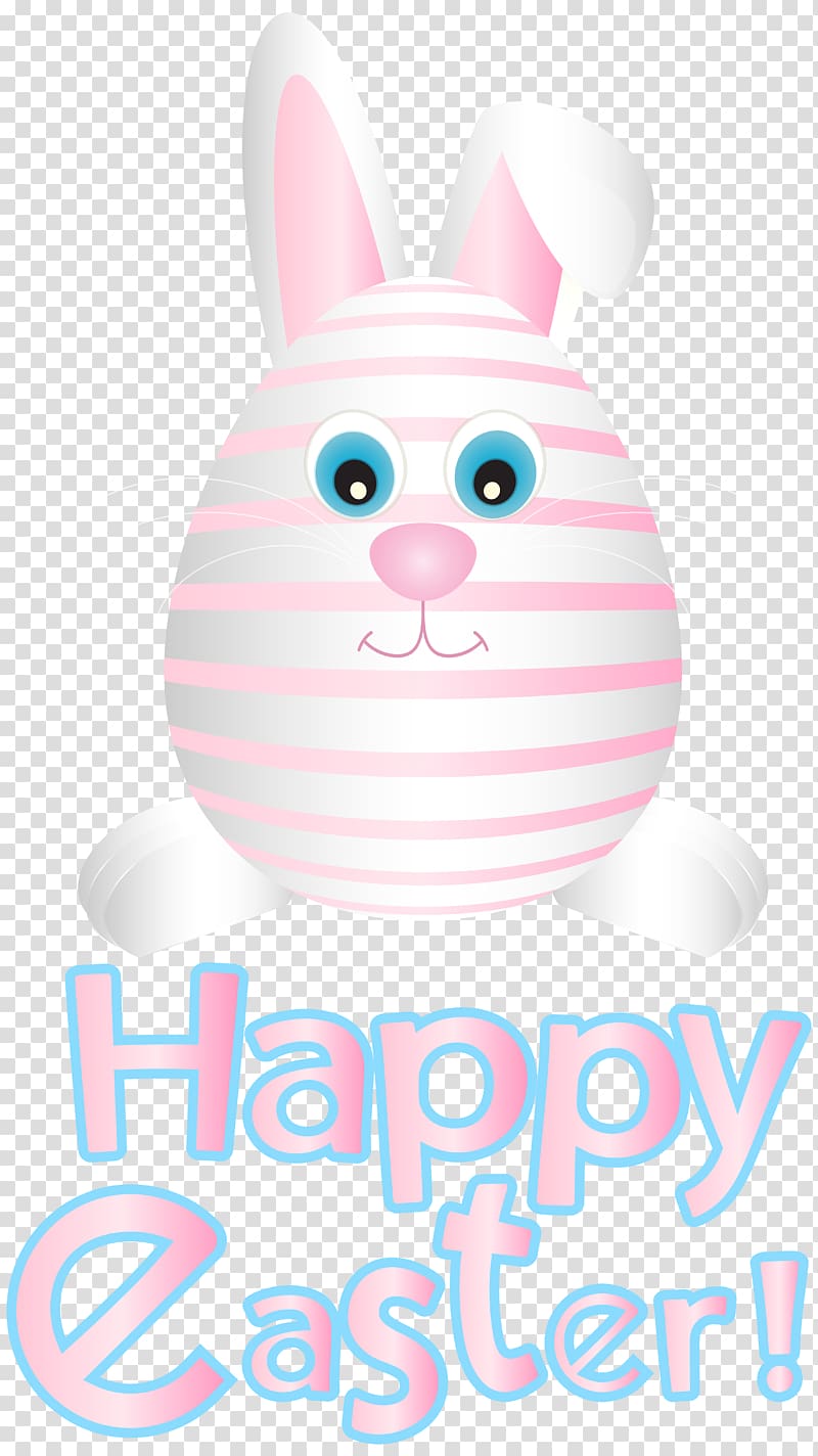 Happy Easter!, Easter Bunny European rabbit , Easter Bunny Egg Pink transparent background PNG clipart