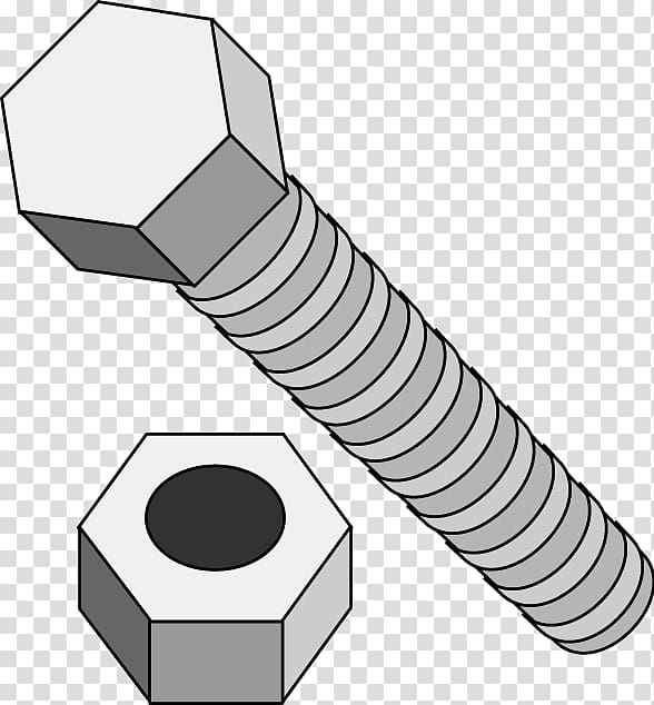 Screw Nut Bolt , screw transparent background PNG clipart