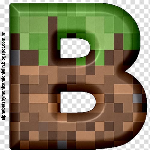 Minecraft Alphabet Letter Word Font, Minecraft ALPHABET transparent background PNG clipart