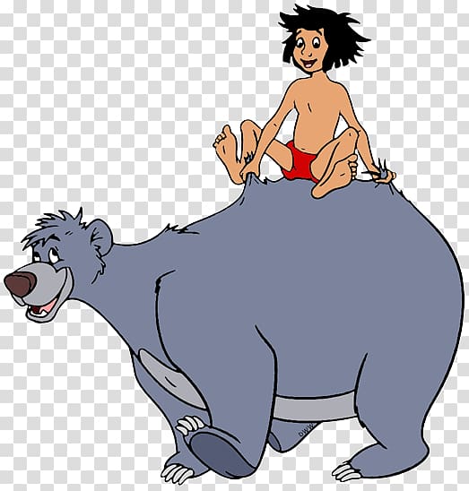 Bear Baloo Mowgli The Jungle Book King Louie, bear transparent background PNG clipart