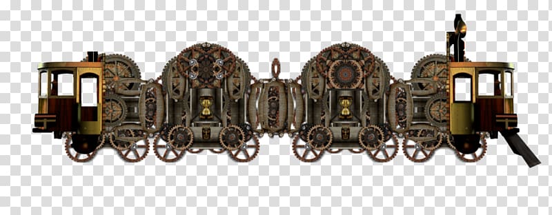 Train Light fixture Steampunk, steampunk border transparent background PNG clipart