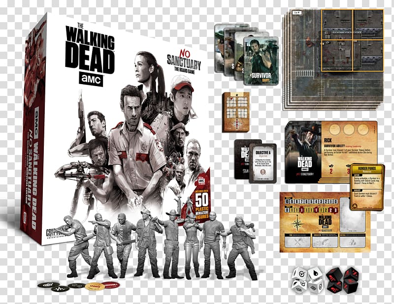 No Sanctuary Merle Dixon The Walking Dead Board game, the walking dead transparent background PNG clipart