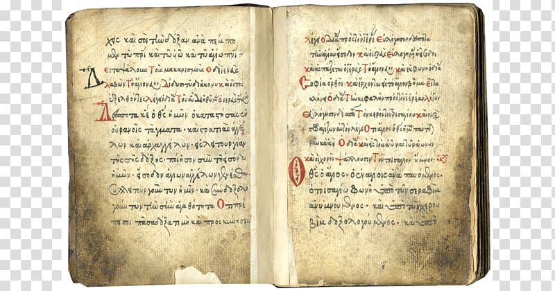 Euchologion Trebnyk Eastern Orthodox Church Manuscript Liturgical book, manuscript transparent background PNG clipart