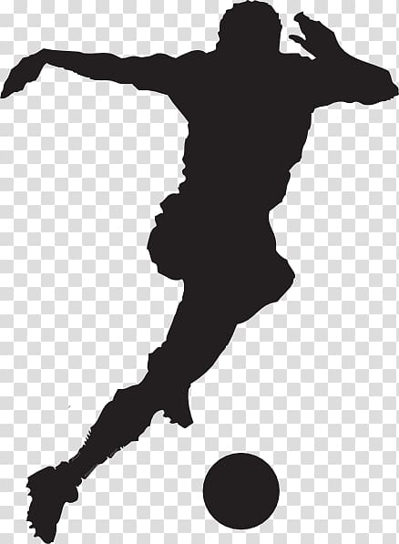 Football player Black and white , Football Players transparent background PNG clipart