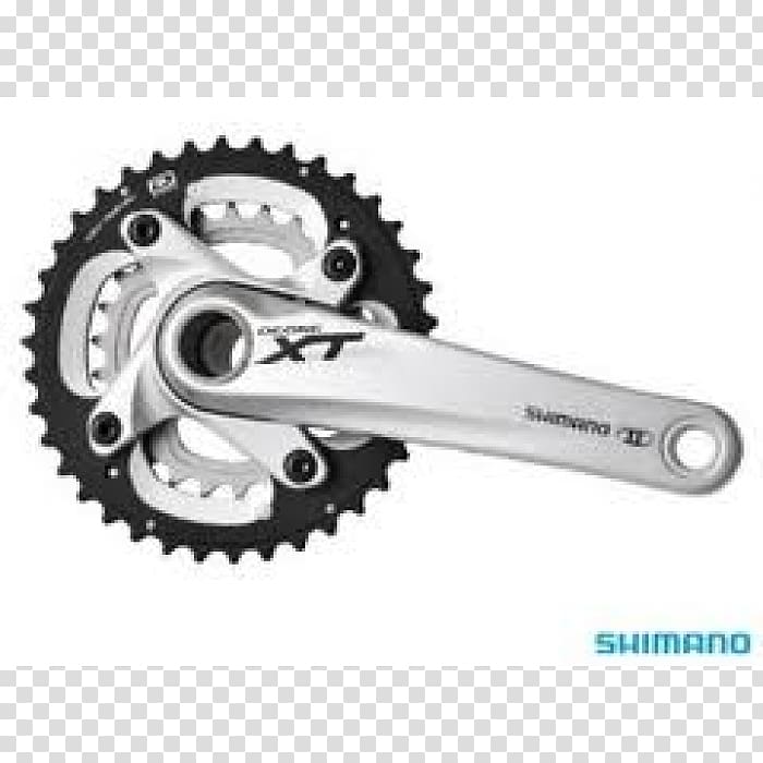 Bicycle Cranks Shimano Deore XT, Shimano Deore XT transparent background PNG clipart