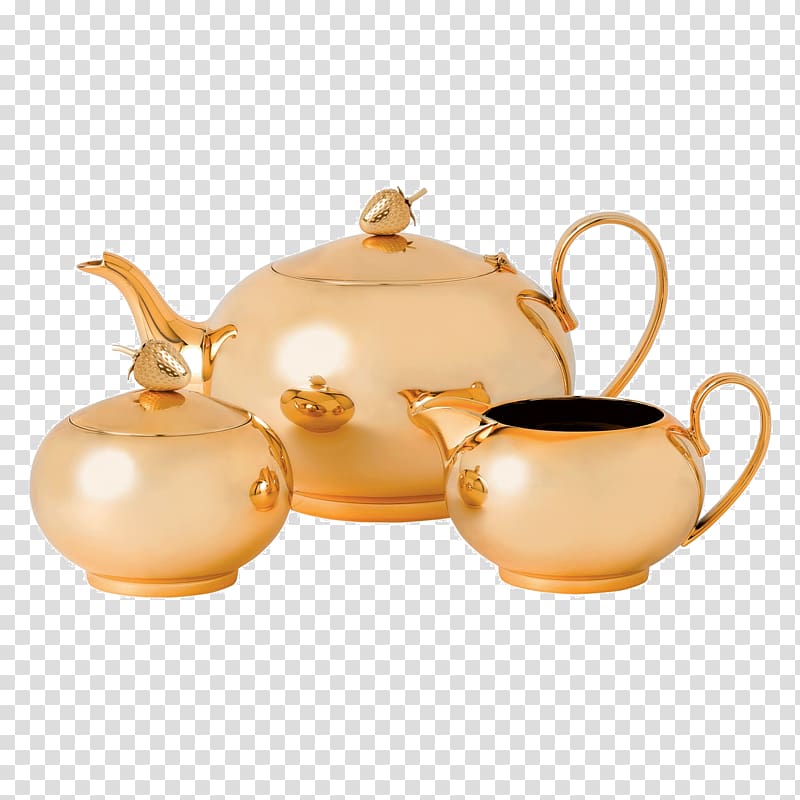 Tea set Teapot Wild strawberry Teacup, sugar transparent background PNG clipart