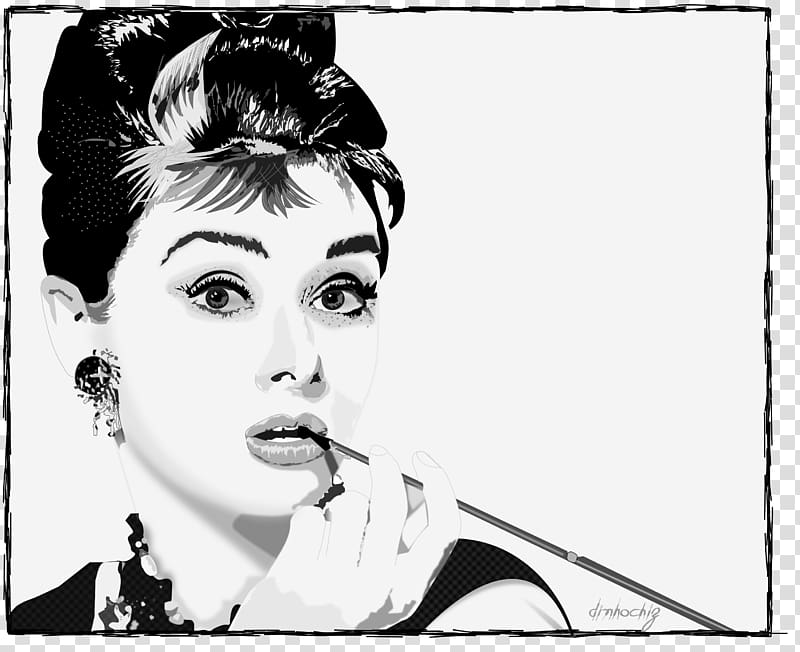 Audrey Hepburn Breakfast At Tiffany\'s Art , others transparent background PNG clipart