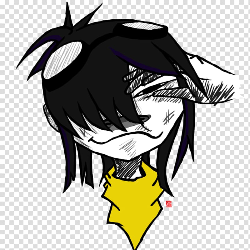 Black Mangaka Legendary creature , Gorillaz transparent background PNG clipart