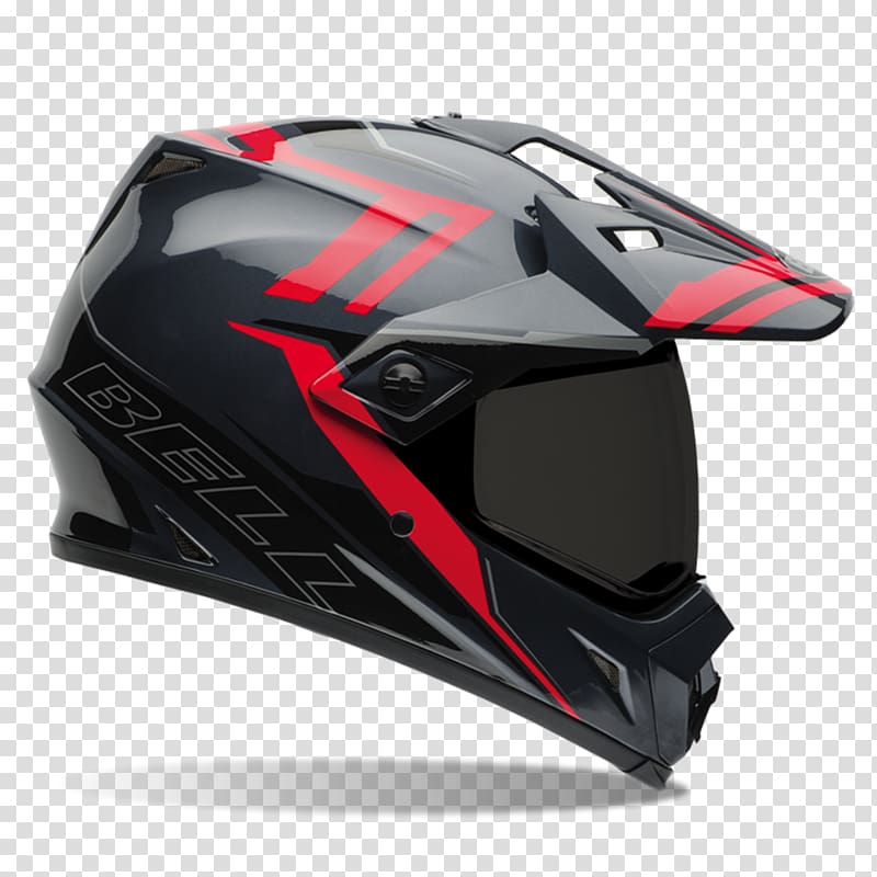 Motorcycle Helmets Bell Sports Dual-sport motorcycle, motocross transparent background PNG clipart