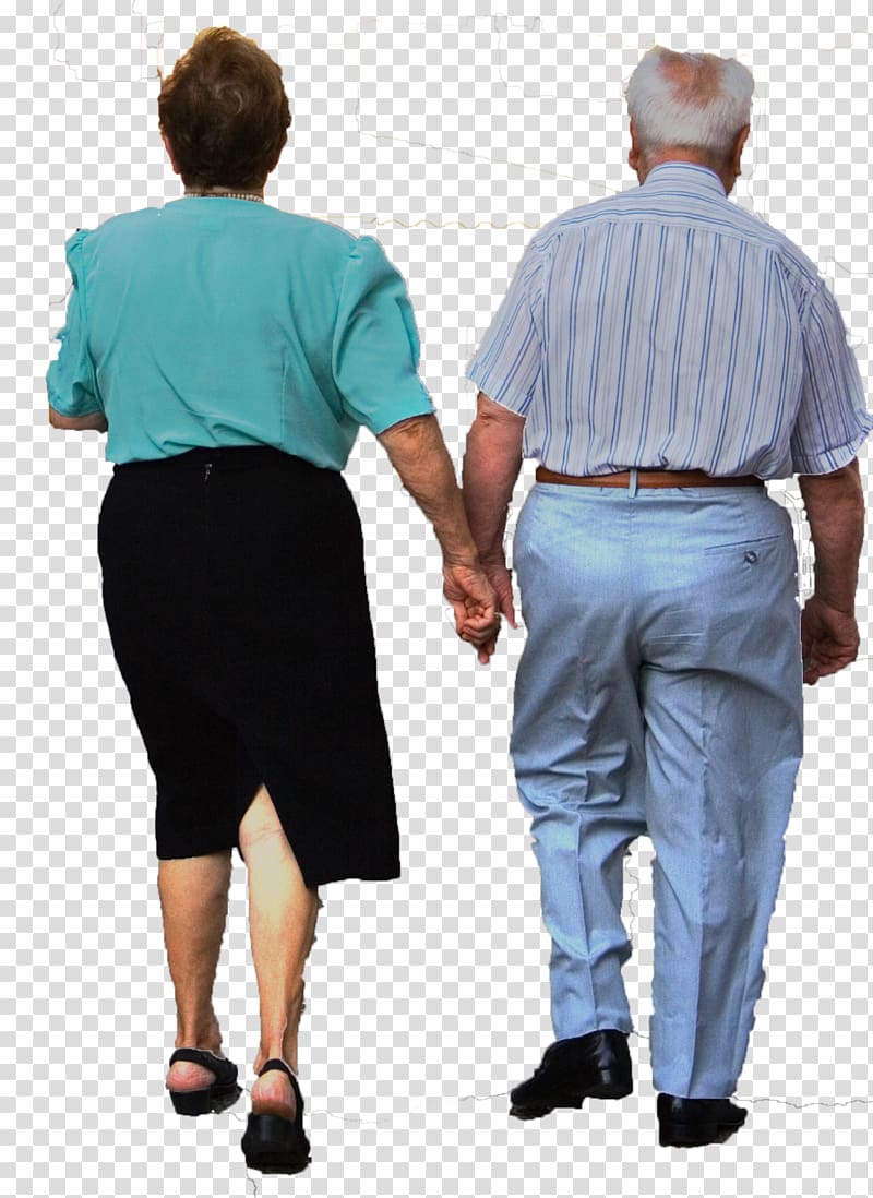 Walking Adult Old age, couple transparent background PNG clipart