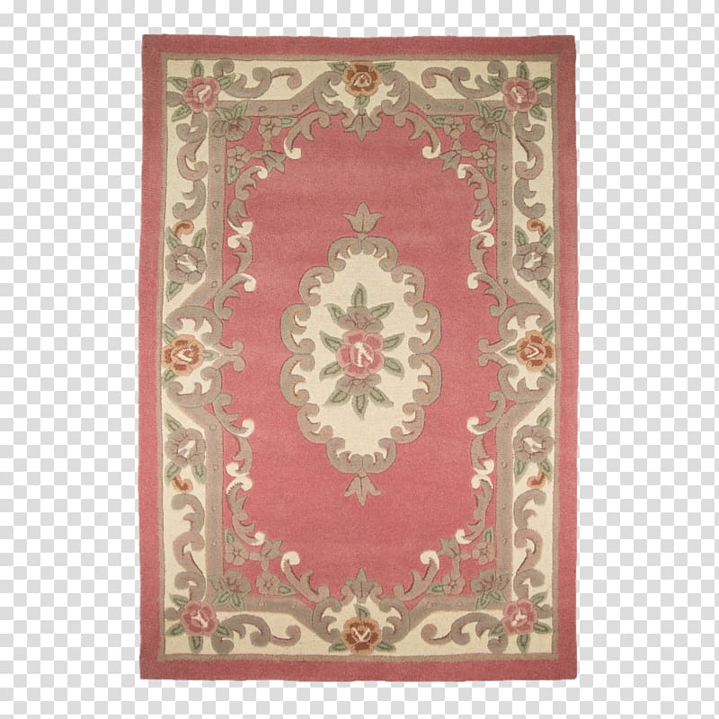 Aubusson Carpet Vloerkleed Oriental rug Pink, carpet transparent background PNG clipart