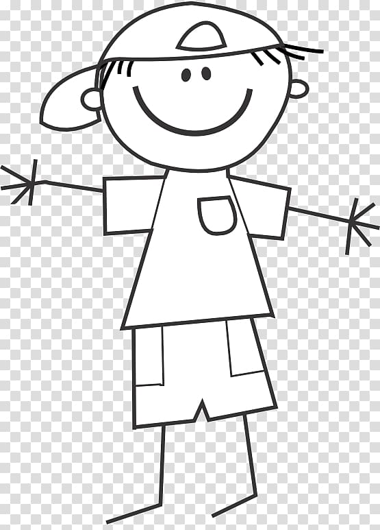 Stick figure Art Drawing Child , child transparent background PNG clipart