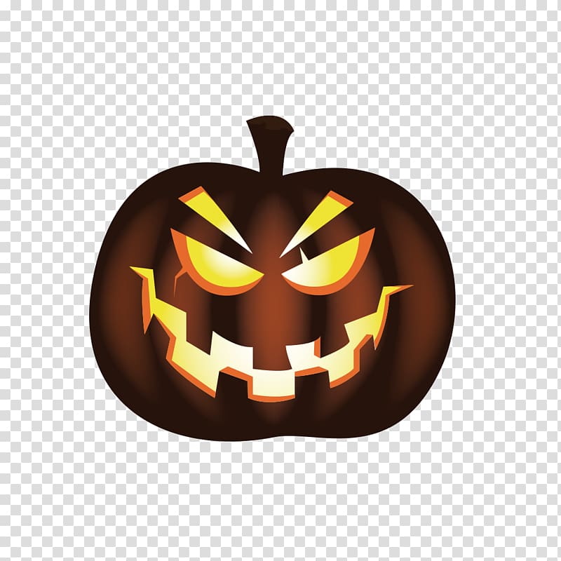 Jack-o-lantern Pumpkin Halloween, Horror Halloween Pumpkin material transparent background PNG clipart