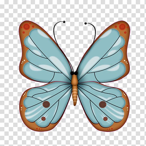 teal and brown butterfly illustration, Monarch butterfly , A butterfly transparent background PNG clipart