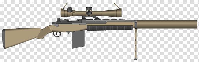 Trigger M110 Semi-Automatic Sniper System Firearm Sniper rifle Assault rifle, sniper rifle transparent background PNG clipart