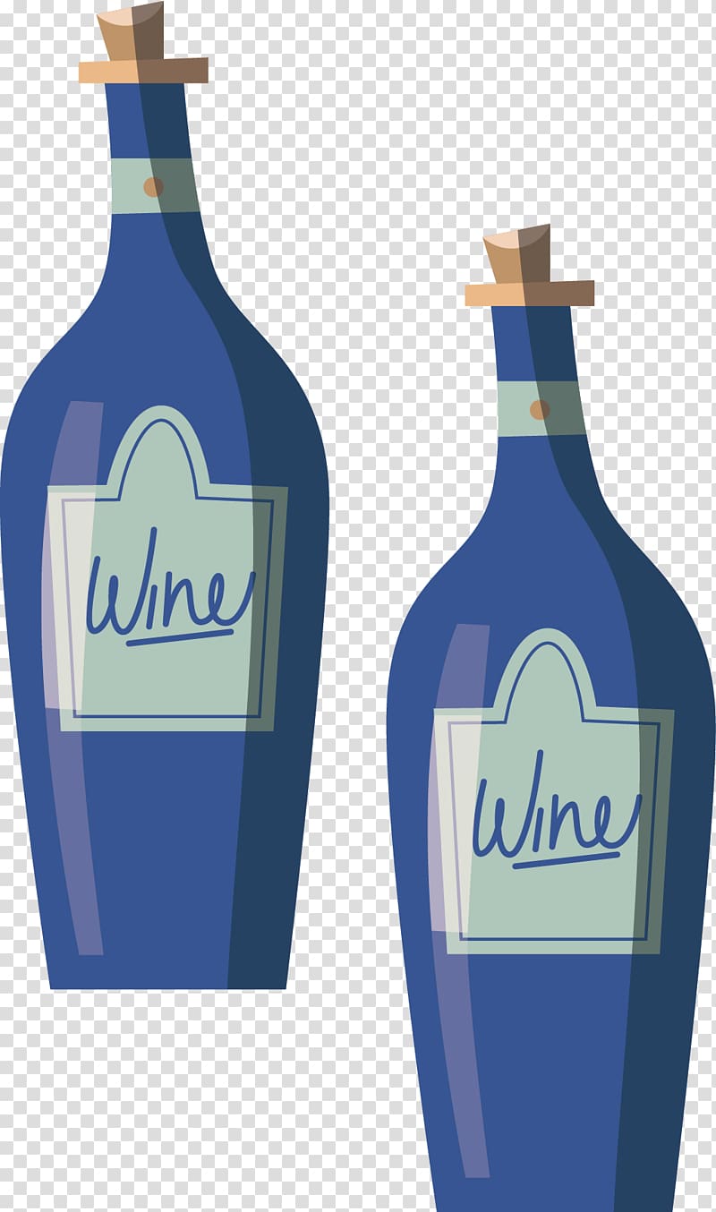 Red Wine Bottle, European and American wine transparent background PNG clipart