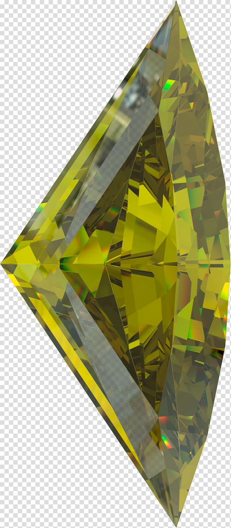 Crystal Gemstone Triangle, modified transparent background PNG clipart