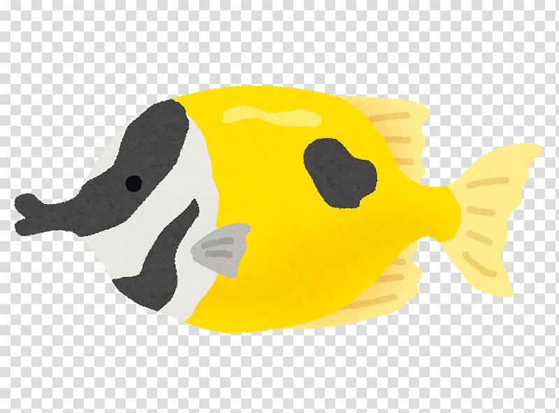 Blotched foxface Tropical fish Foxface rabbitfish いらすとや, Onetwogo Airlines transparent background PNG clipart