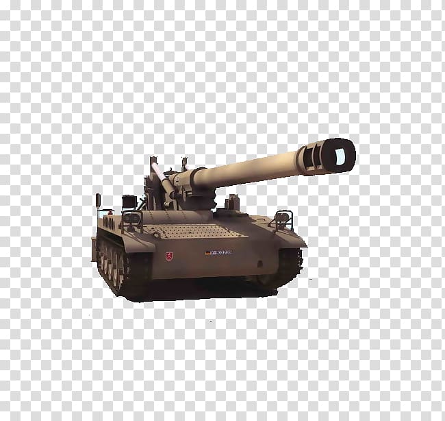 3D computer graphics 3D modeling Tank M110 howitzer Artillery, Tank weapons transparent background PNG clipart