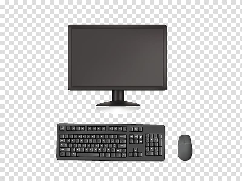 Computer keyboard Computer mouse Computer monitor, Monitor Keyboard Mouse transparent background PNG clipart