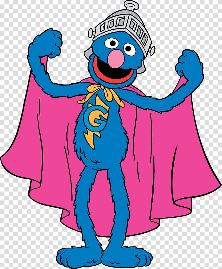 Sesame Street Grover illustration, Grover Count von Count Ernie Elmo Big Bird, Grover transparent background PNG clipart