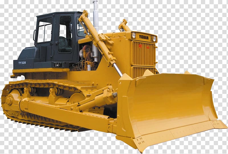 Bulldozer transparent background PNG clipart