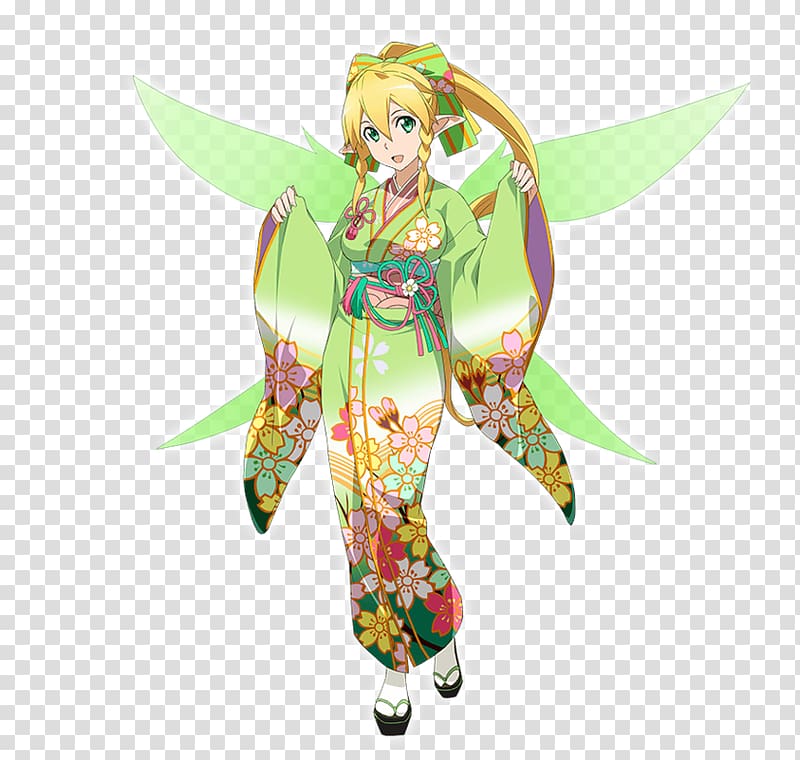 Leafa Sword Art Online: Code Register Asuna Sword Art Online 4: Fairy Dance, Bandai Namco Entertainment transparent background PNG clipart