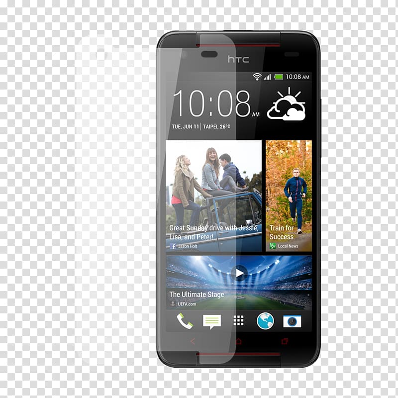 HTC Desire 600 HTC Desire series Dual SIM HTC One X, smartphone transparent background PNG clipart