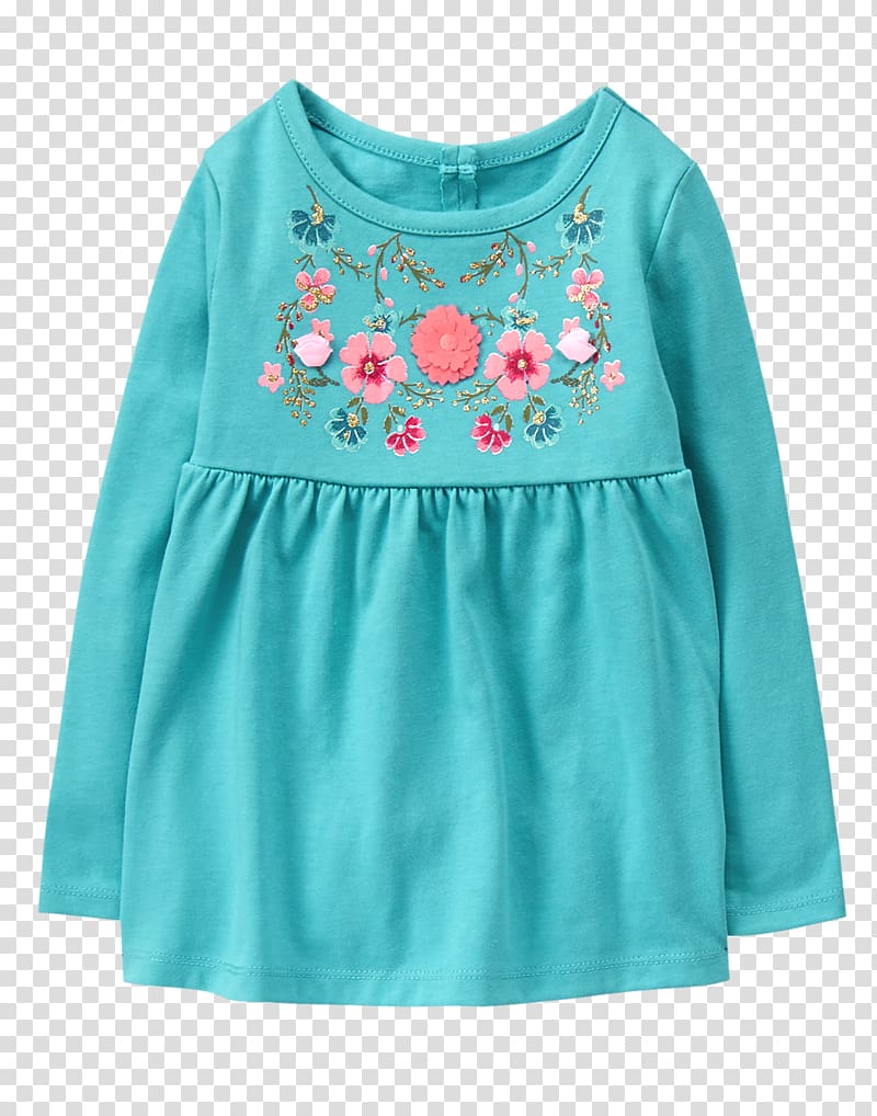 Long-sleeved T-shirt Dress Gymboree, T-shirt transparent background PNG clipart