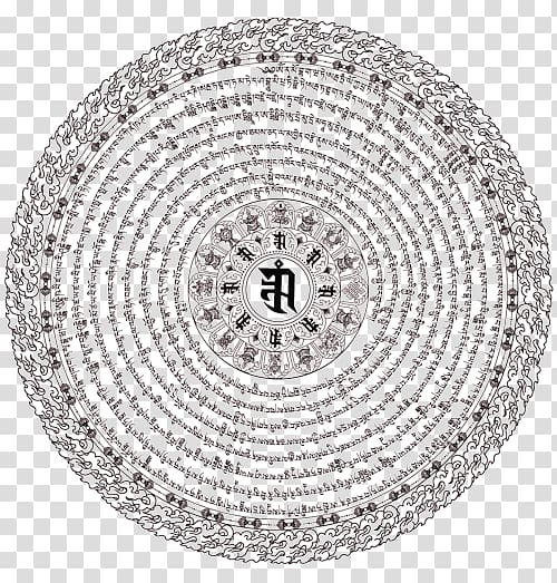 Mantra di Namgyalma Mandala Buddhism Ushnisha, Buddhism transparent background PNG clipart