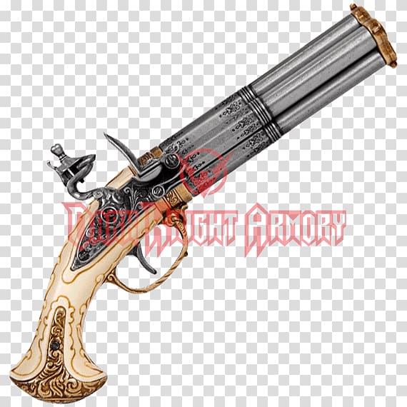 Firearm Gun barrel Revolver Pistol Flintlock mechanism, weapon transparent background PNG clipart