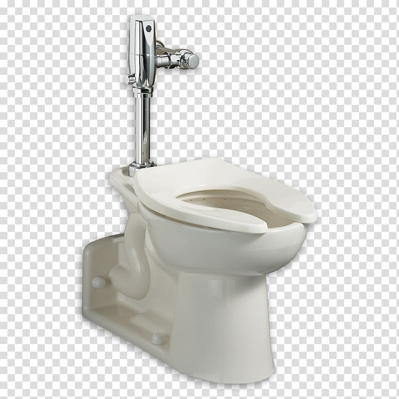 Flush toilet American Standard Brands Flushometer Floor, toilet transparent background PNG clipart