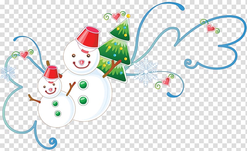 Christmas ornament Christmas tree , snowman transparent background PNG clipart