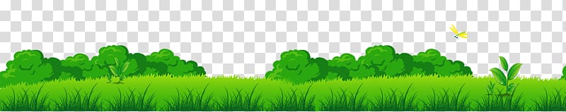 Wheatgrass Lawn Meadow , Hand-painted bush deduction material transparent background PNG clipart