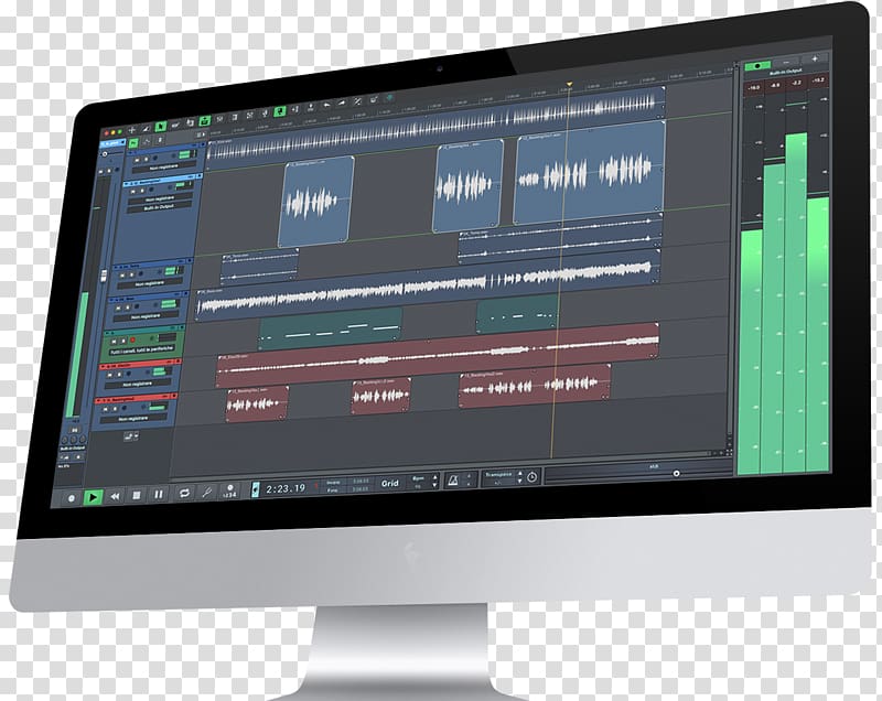 n-Track Studio Multitrack recording Recording studio Digital audio workstation Computer Software, imac transparent background PNG clipart