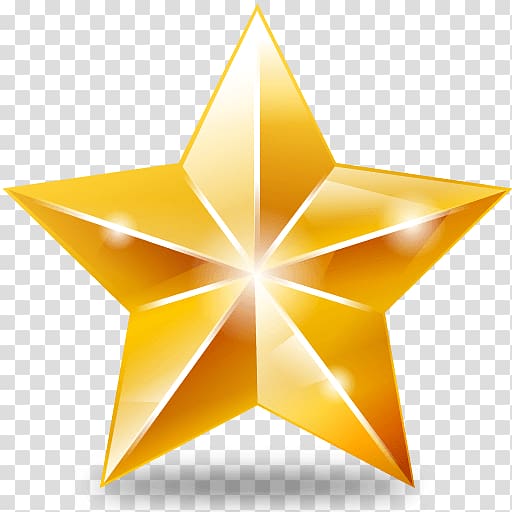 gold star illustration, Bright Star Christmas transparent background PNG clipart