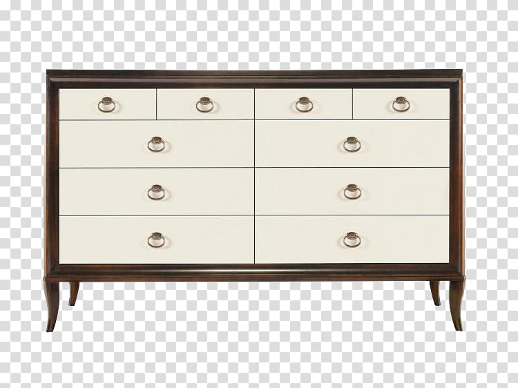 Table Nightstand Chest of drawers Furniture, Cartoon Hotel transparent background PNG clipart