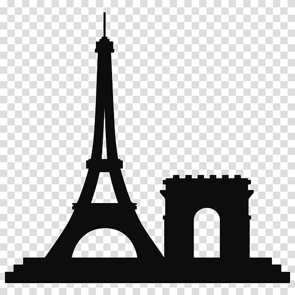 Eiffel Tower Landmark Drawing, arc de triomphe transparent background PNG clipart