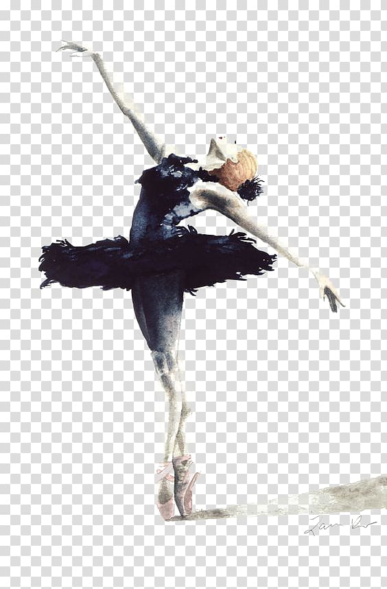 ballerina painting, Ballet Dancer Swan Lake Cygnini Drawing, ballet transparent background PNG clipart
