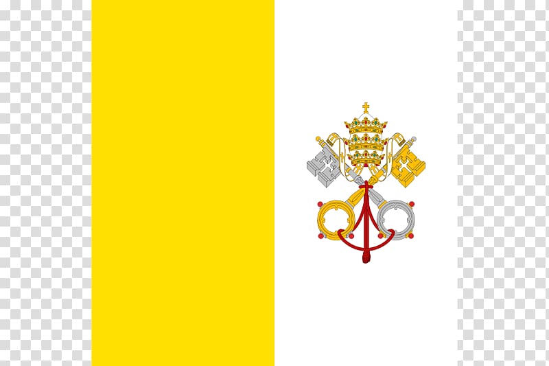 Flag of Vatican City Papal States European microstates, Flag transparent background PNG clipart