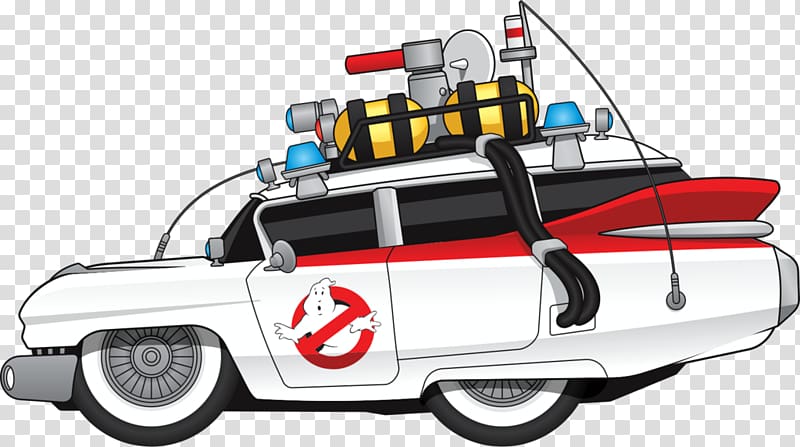 Ghost Buster car illustration, Ecto-1 YouTube Drawing Cartoon, cartoon car transparent background PNG clipart
