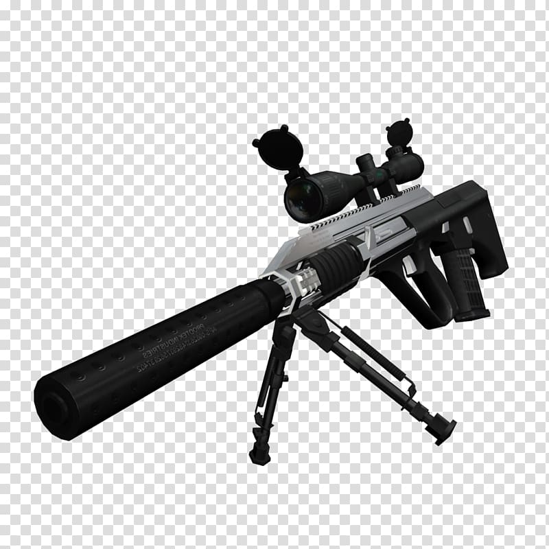 Sniper rifle Firearm Airsoft Guns Optical instrument, sniper rifle transparent background PNG clipart