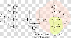 Cascode MOSFET Amplifier Electronic circuit Mixed-signal integrated circuit, Mixedsignal Integrated Circuit transparent background PNG clipart thumbnail