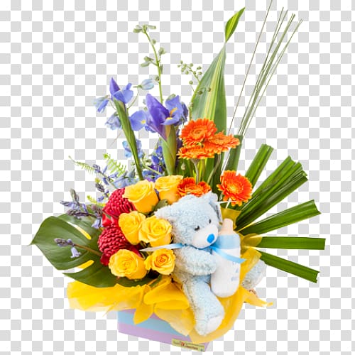 Floral design Cut flowers Flower bouquet, welcome baby boy transparent background PNG clipart