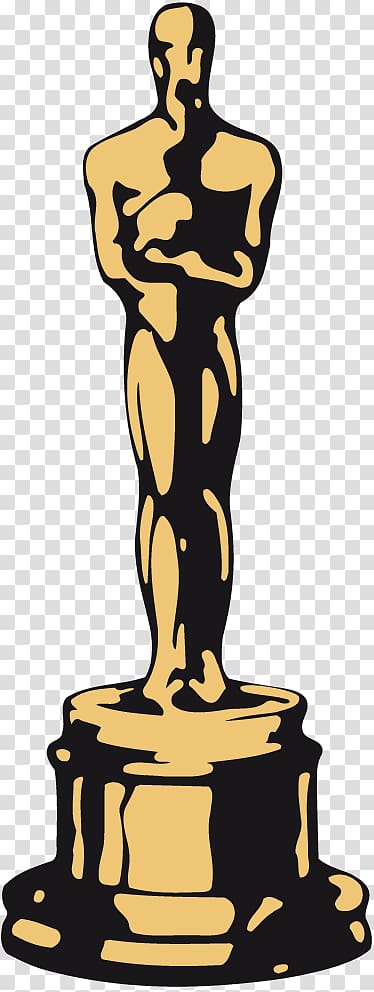 brown and black trophy , Academy Awards , Oscar logo transparent background PNG clipart