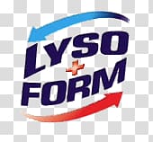 Lyso + Form logo, Lysoform Logo transparent background PNG clipart