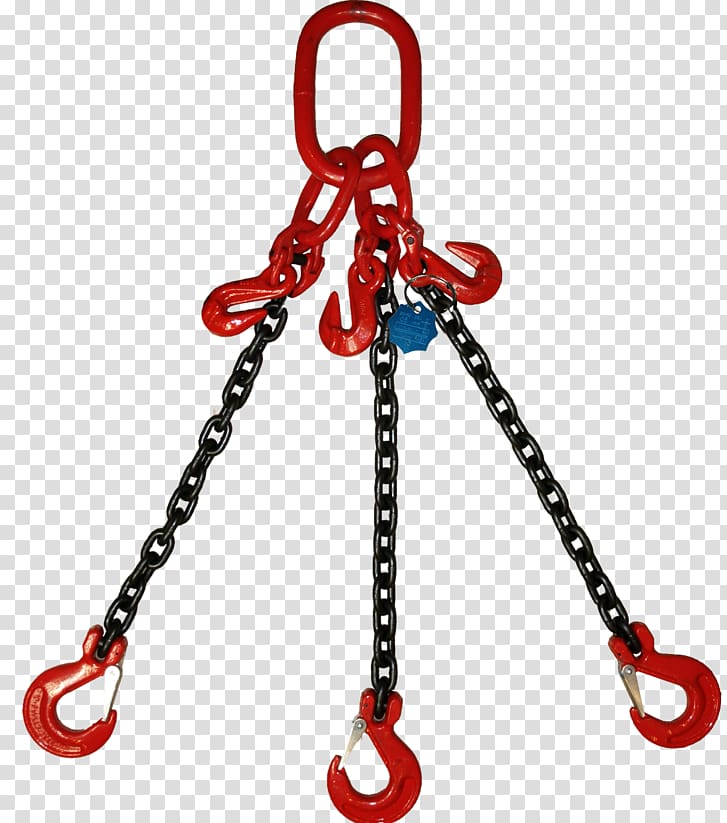 Lifting hook Chain Strop Tie Down Straps, bulk cargo hold transparent background PNG clipart