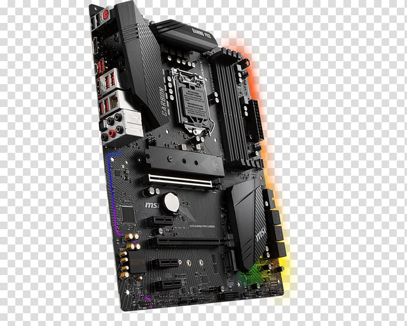 MSI H370 GAMING Intel H370 LGA 1151 motherboard MSI H370 GAMING Intel H370 LGA 1151 motherboard CPU socket, intel transparent background PNG clipart