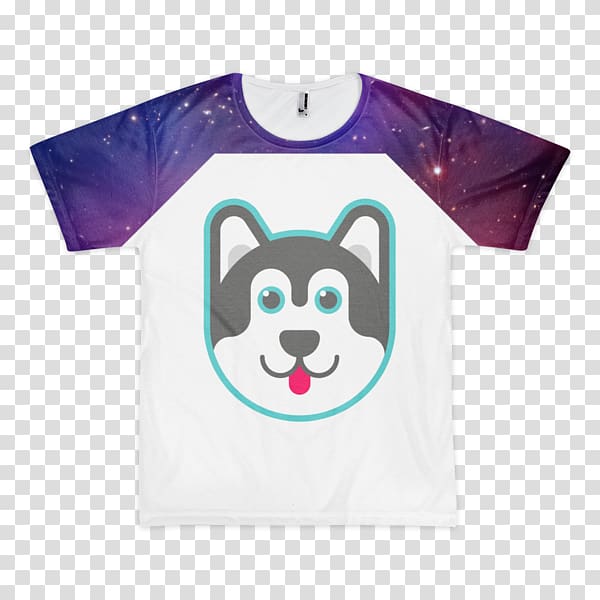 White And Purple Dog Graphic Crew Neck T Shirt T Shirt Roblox